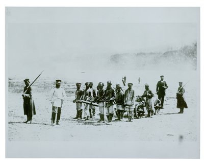 Gevangenen in Siberië, 1897 door Russian Photographer